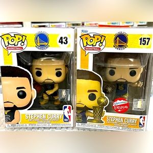 Golden State Warriors Steph Curry NBA Funko Pop Bundle ☄️🏀